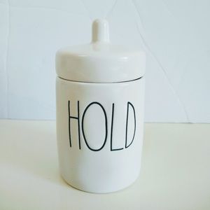 New Rae Dunn Hold canister